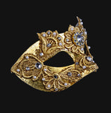 Colombina Macrame Venetian Mask in Gold
