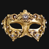 Colombina Barocco Venetian Mask in Gold Leaf